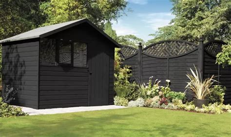 tudor black ronseal shed